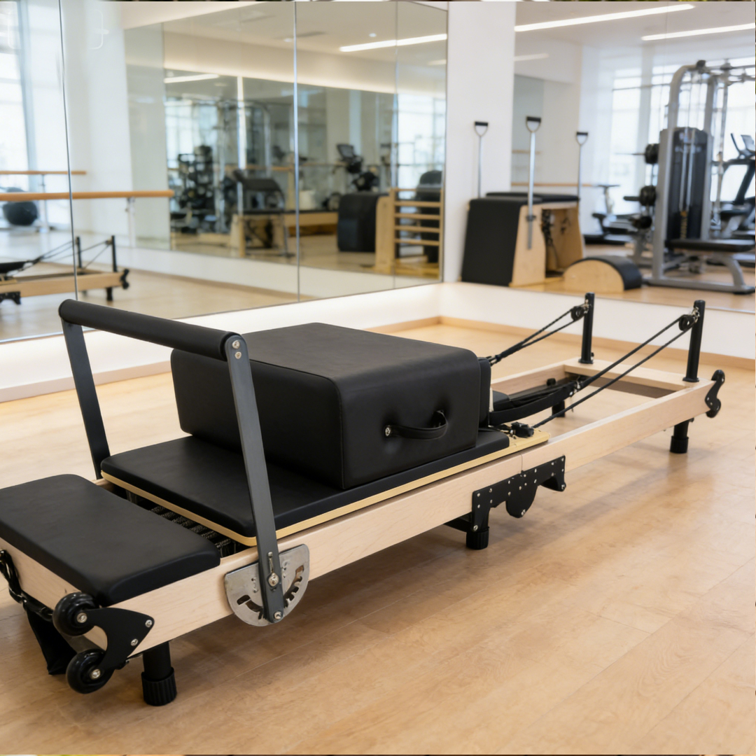 Pilates & Yoga Wohlfühlen Forchheim - Multifunctional Foldable Maple Pilates Reformer, Portable