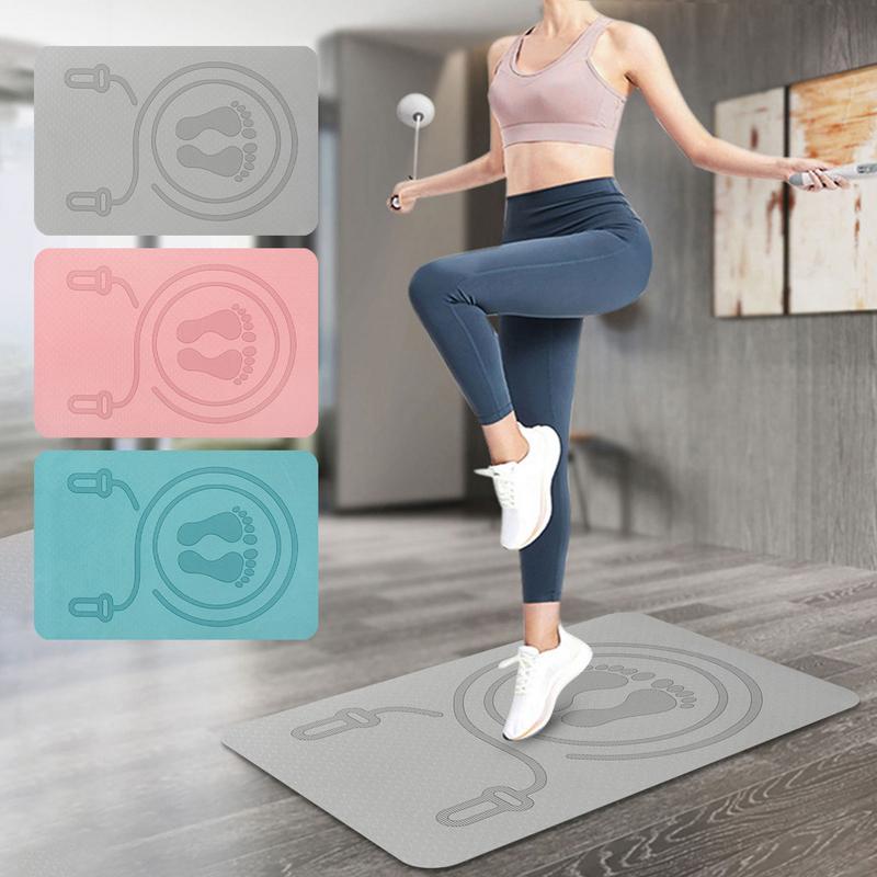 Pilates Yoga Mat - 6mm Jump Rope Mat TPE Material