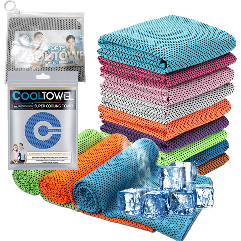 Pilates Yoga Towel - 10pcs Sport Cooling Towel Microfiber Instant