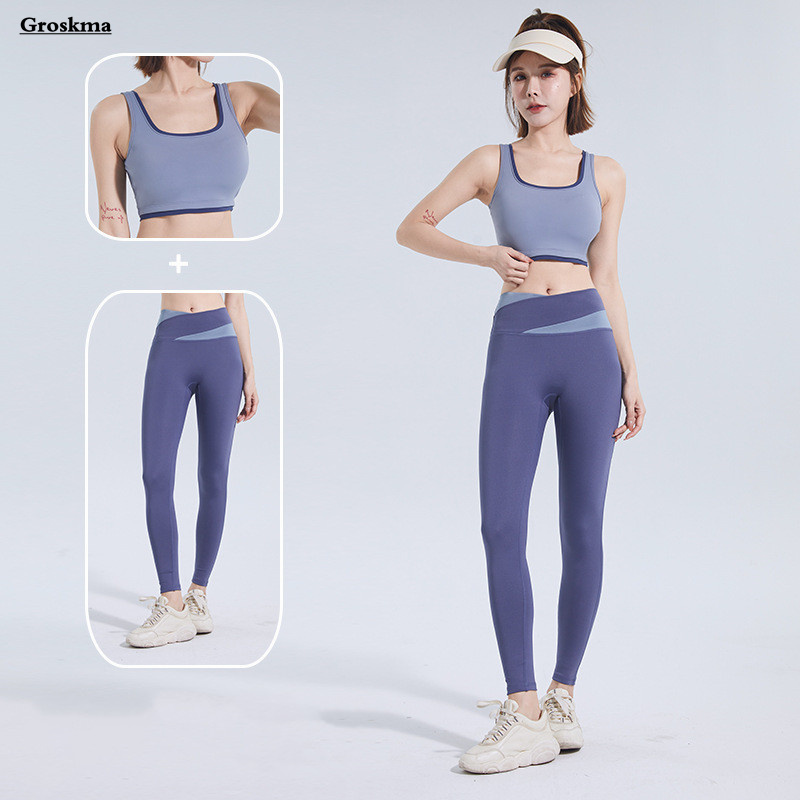 Quick Dry Women Yoga Two Piece - Pilates Yoga Clothes ulasan dan harga