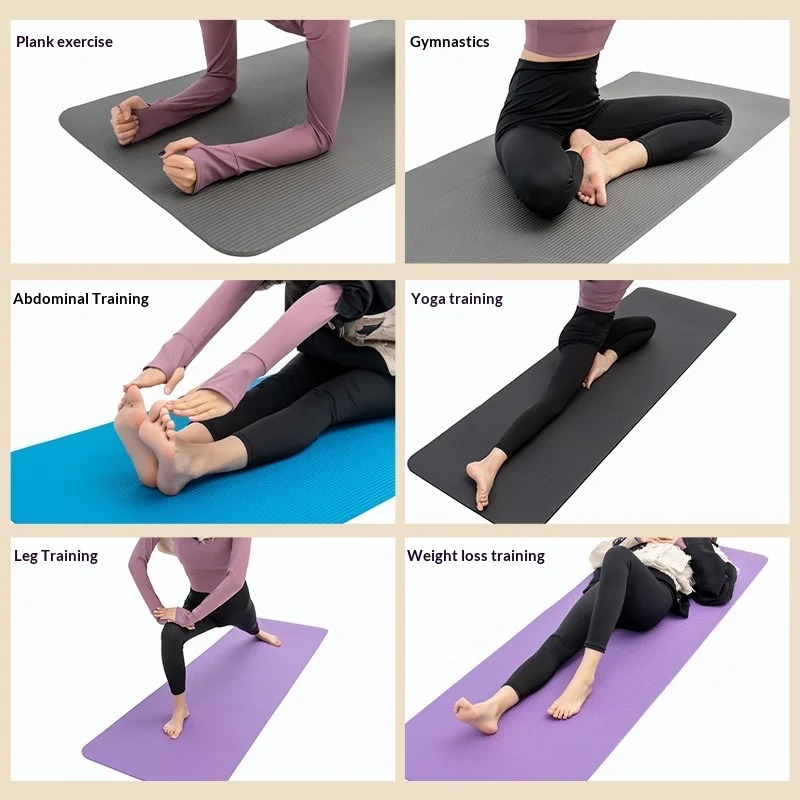 Extra Thick Non Slip Yoga Mat  - Pilates Yoga Mat ulasan dan harga