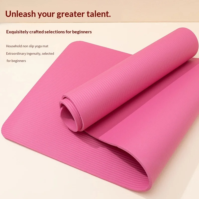 Extra Thick Non Slip Yoga Mat  - Pilates Yoga Mat ulasan dan harga