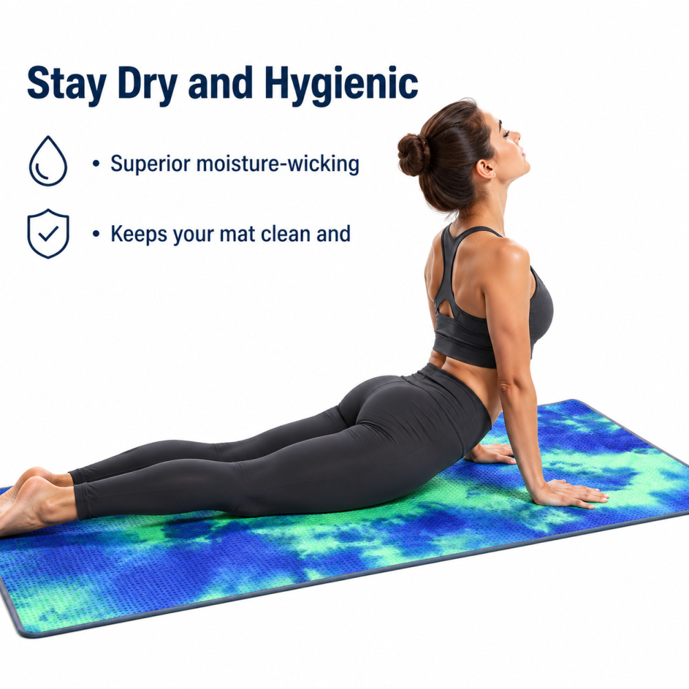 183*63*1.5cm Printed Non Slip  - Pilates Yoga Towel ulasan dan harga