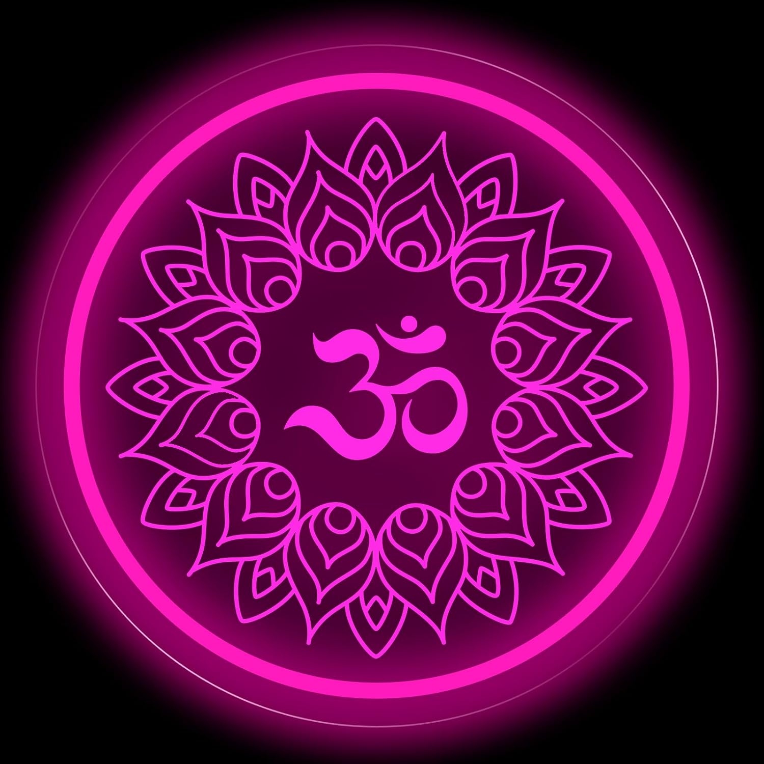 Om Mandala Neon Sign USB Power - Pilates Yoga Studio ulasan dan harga