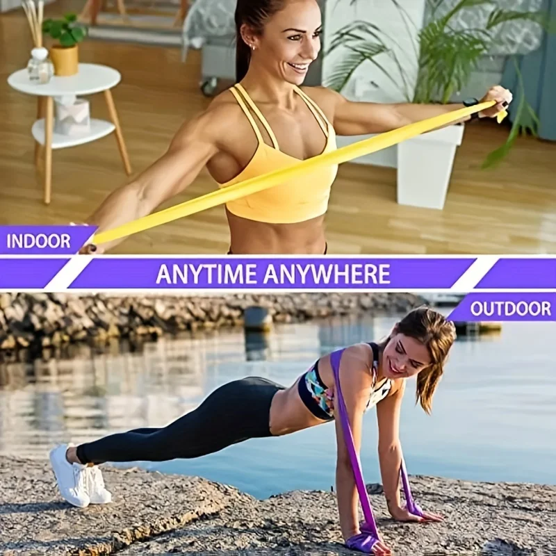 4PCS - Yoga resistance bands o - Pilates And Yoga Difference ulasan dan harga