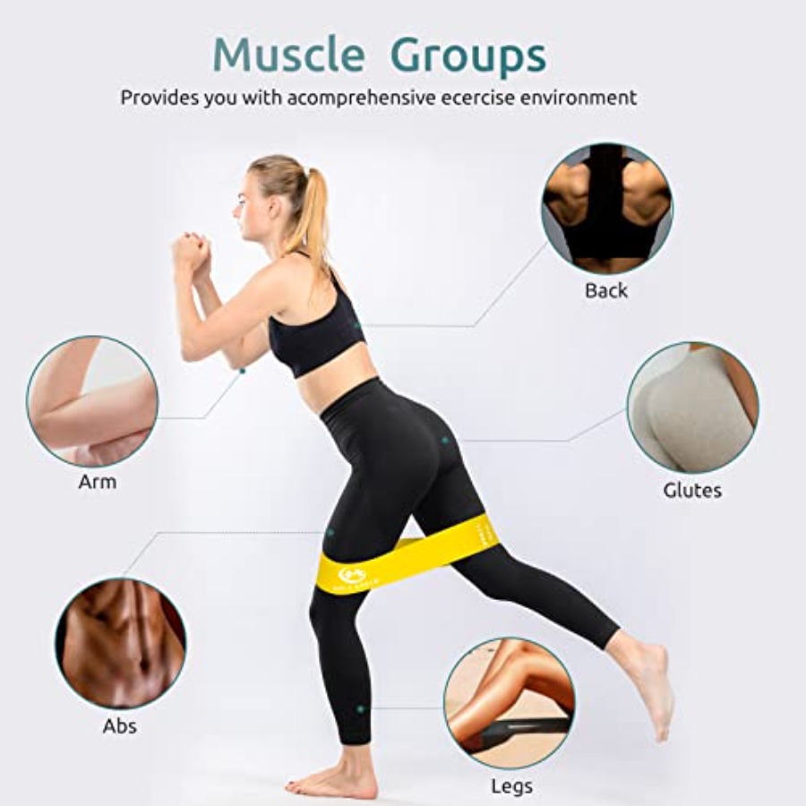 Exercise Resistance Bands for  - Pilates And Yoga Difference ulasan dan harga