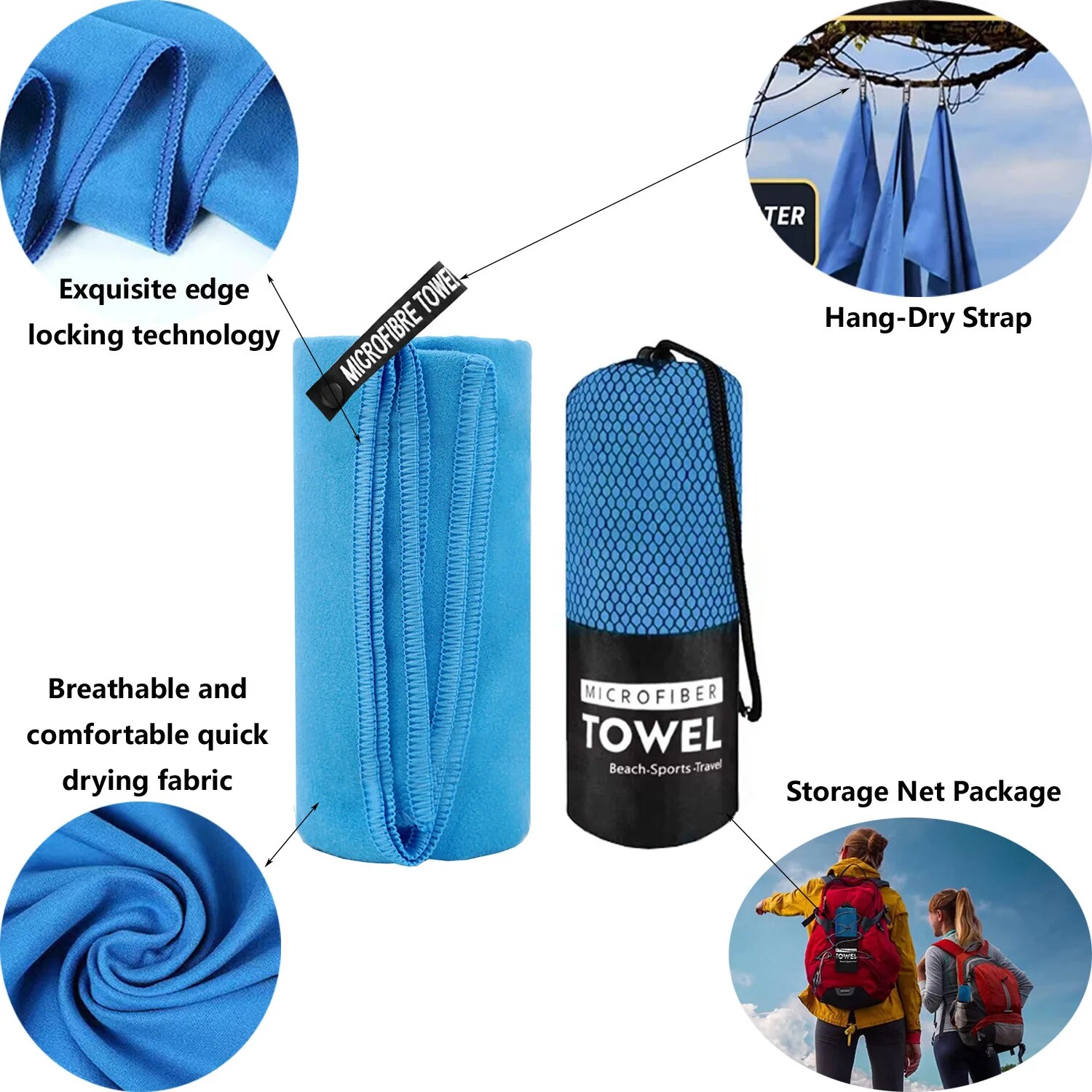 Quick-Dry Sports Towel 40X80/7 - Pilates Yoga Towel ulasan dan harga