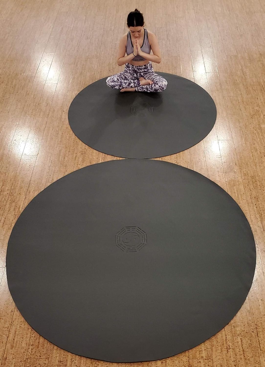 Large Circle Round TPE Yoga Ma - Pilates Yoga And Tai Chi ulasan dan harga