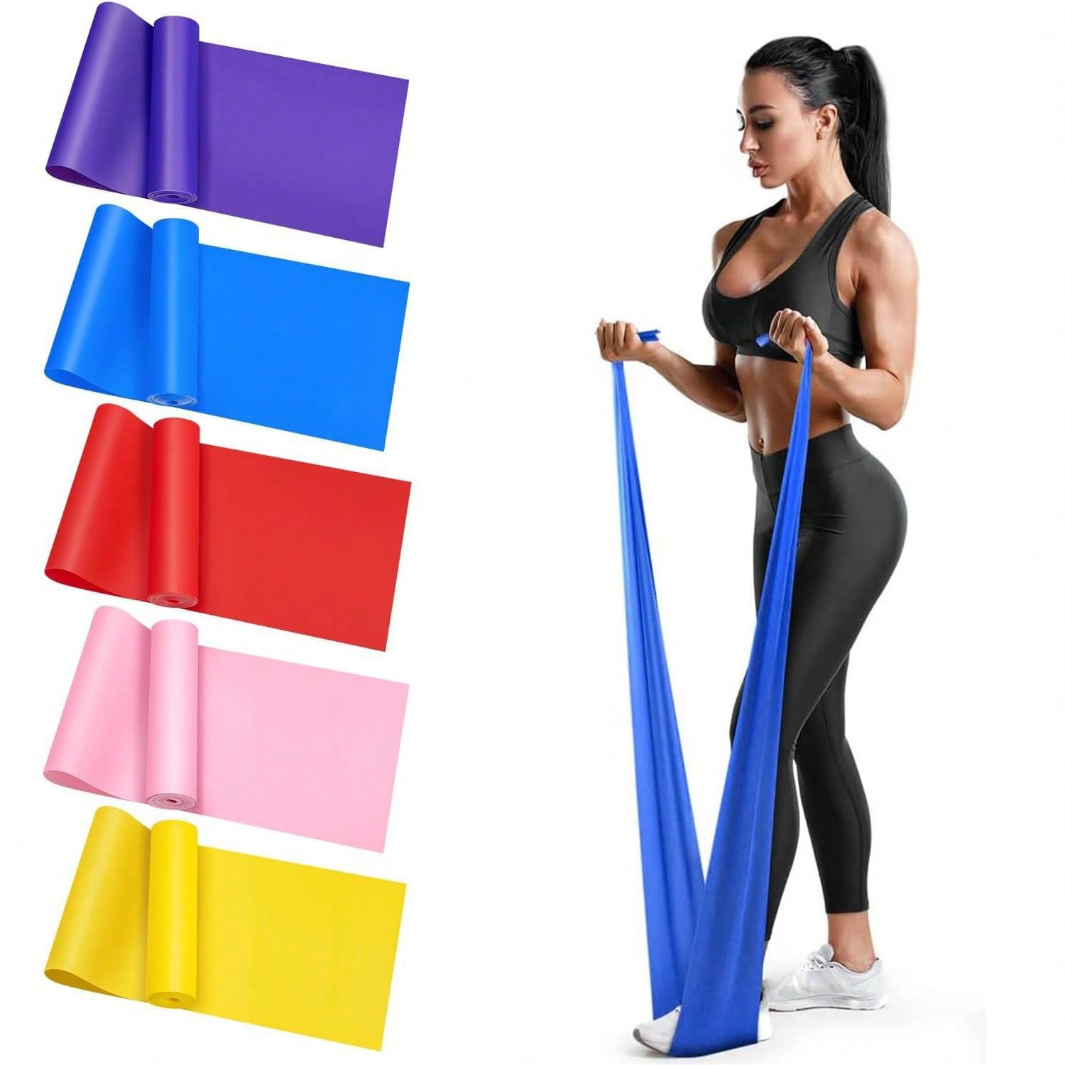 1pc Resistance Band, Fitness B - Pilates And Yoga Difference ulasan dan harga