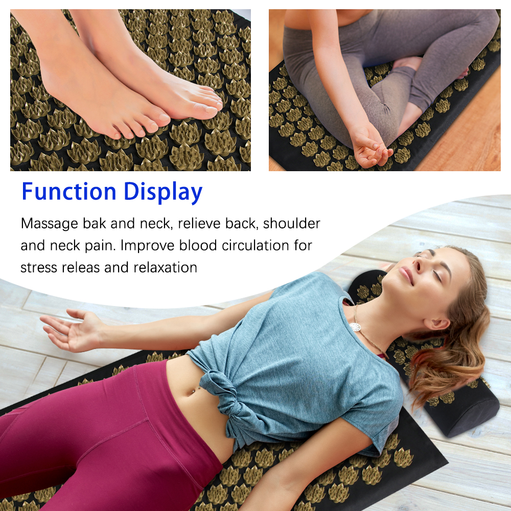 Shiatsu Acupressure Mat Spike  - Pilates Yoga Mat ulasan dan harga