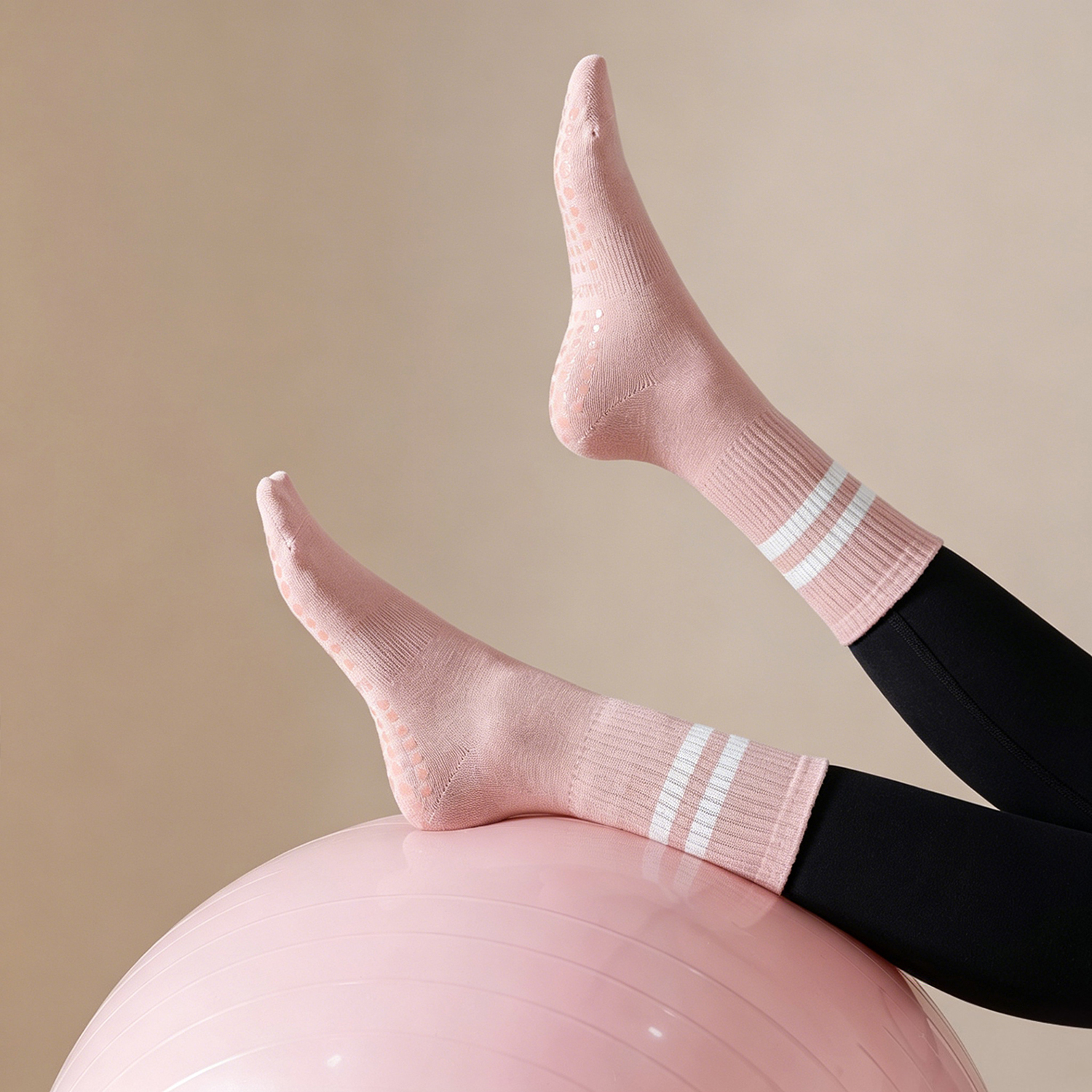 1 Pair Women Socks Yoga Socks  - Pilates Yoga Youtube ulasan dan harga