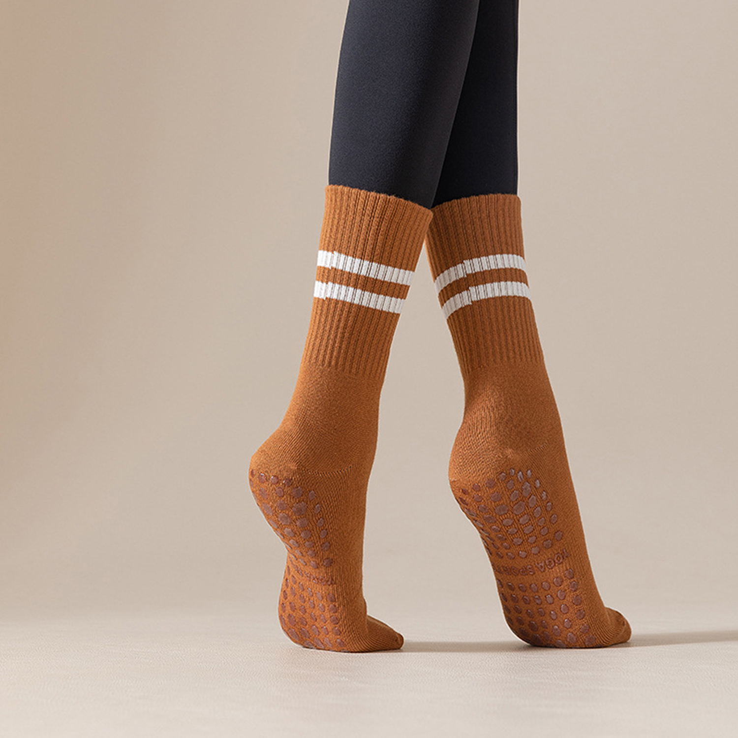 1 Pair Women Socks Yoga Socks  - Pilates Yoga Youtube ulasan dan harga