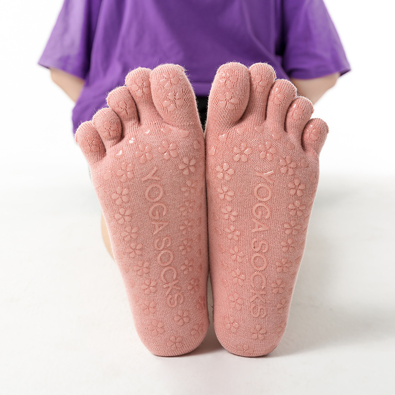 Yoga Sock Women Mid Tube Cotto - Pilates Yoga Youtube ulasan dan harga