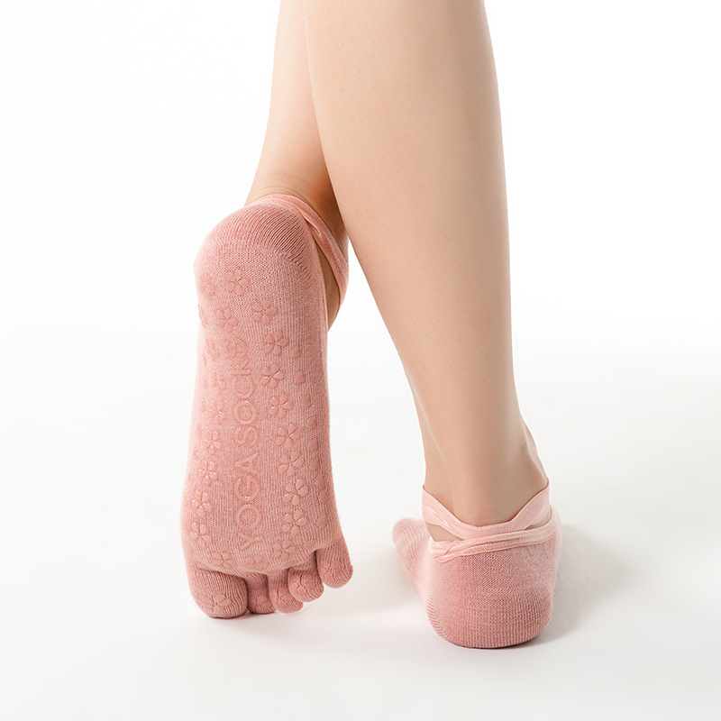 Yoga Sock Women Mid Tube Cotto - Pilates Yoga Youtube ulasan dan harga