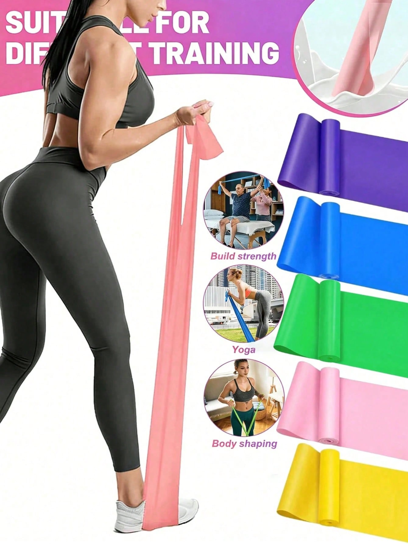 3 Packs Strength Training Resi - Pilates And Yoga Difference ulasan dan harga
