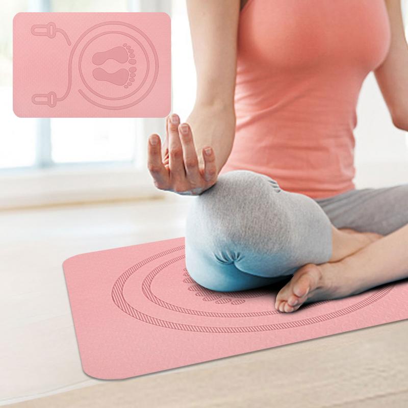 6mm Jump Rope Mat TPE Material - Pilates Yoga Mat ulasan dan harga