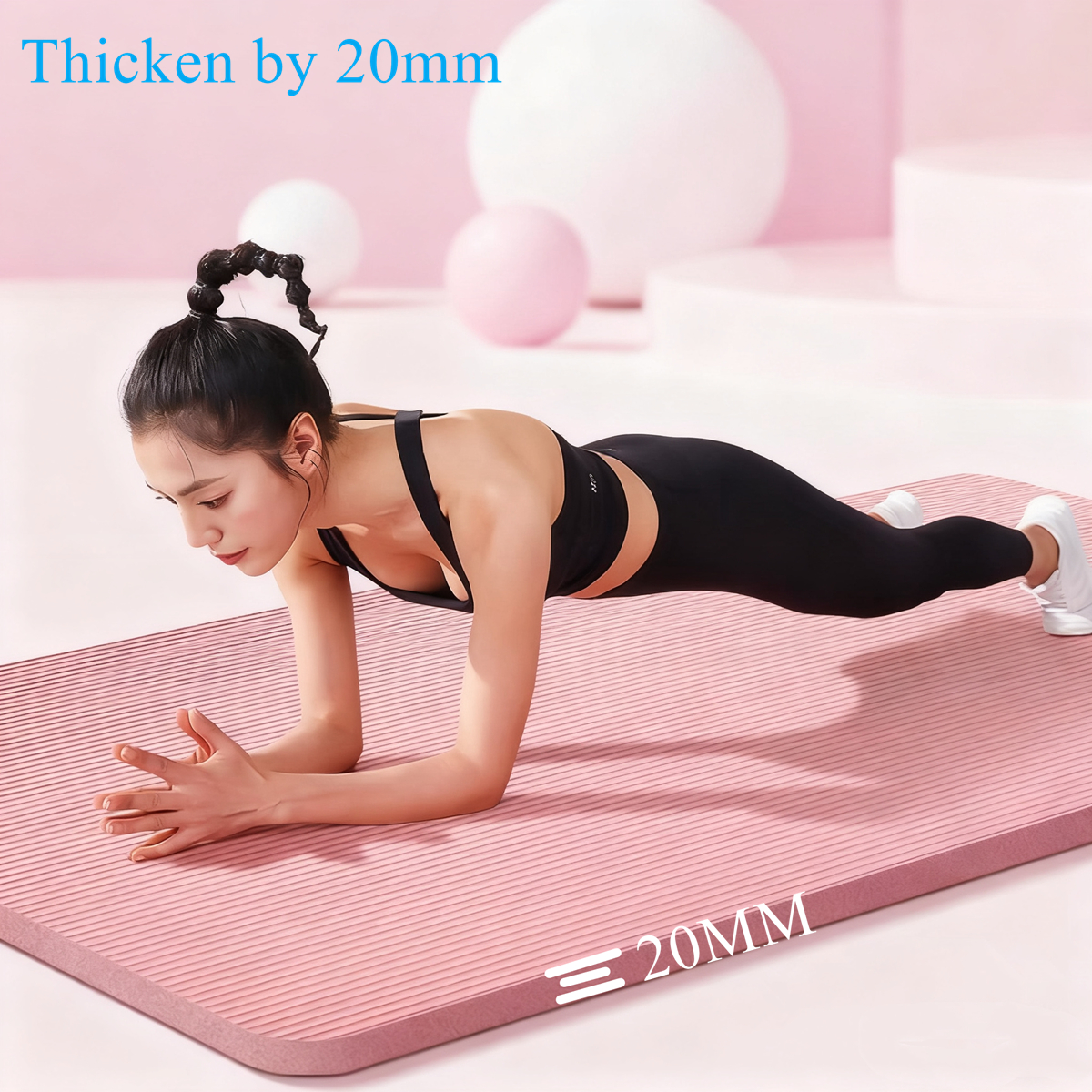 15MM-20MM Thick Yoga Mats Anti - Pilates Yoga Mat ulasan dan harga