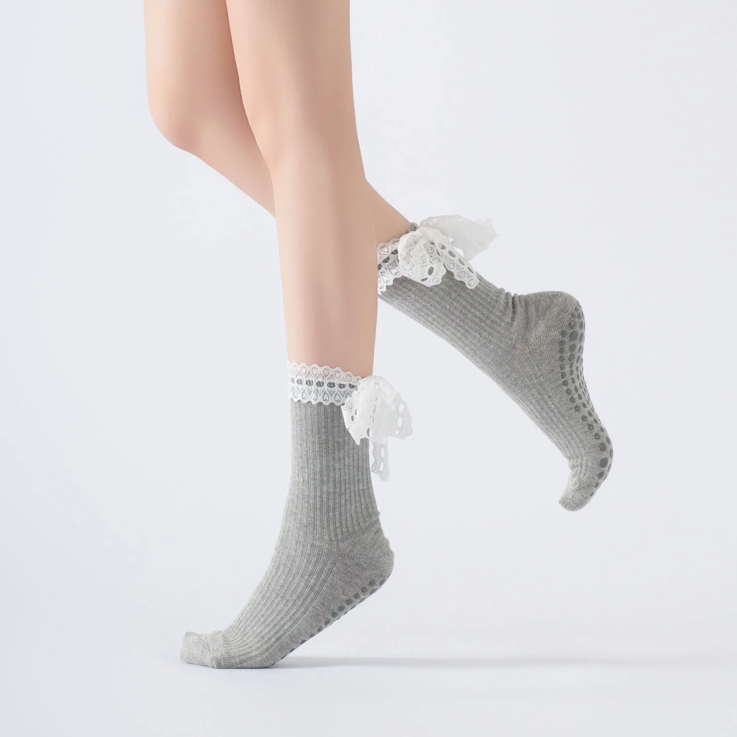 Yoga Socks Women Cotton Silico - Pilates Yoga Youtube ulasan dan harga