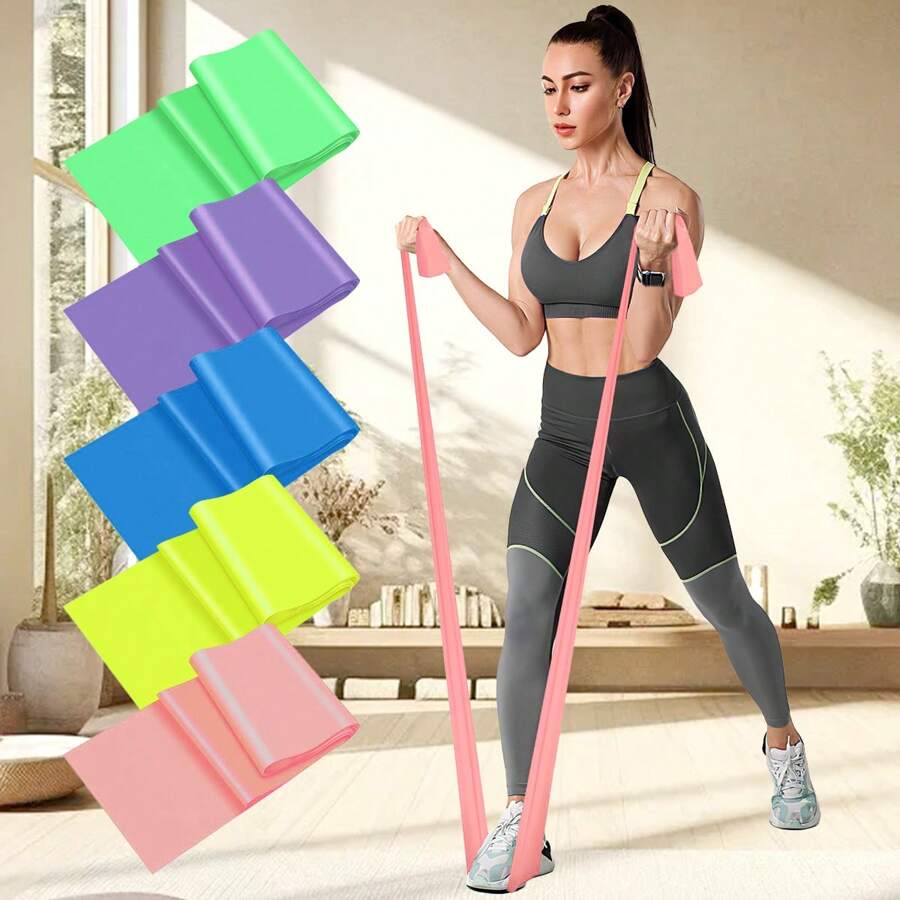 3pcs Resistance Bands Set, Pow - Pilates And Yoga Difference ulasan dan harga