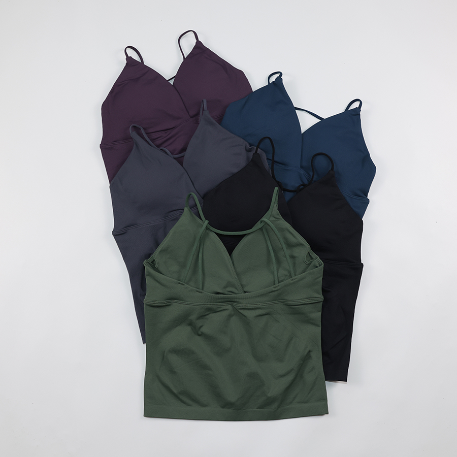 Twist Front Backless Gym Top W - Pilates Yoga Clothes ulasan dan harga