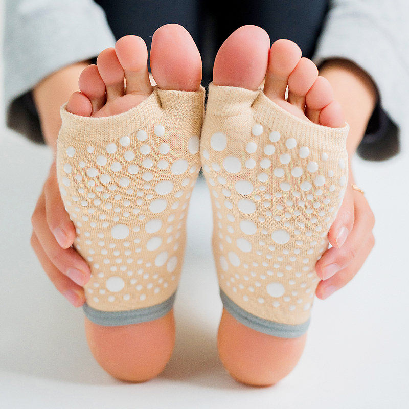 Hot Two Toe Yoga Socks Silicon - Pilates Yoga Shoes ulasan dan harga